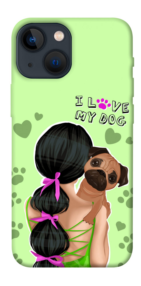 Чехол Love my dog для iPhone 13 mini