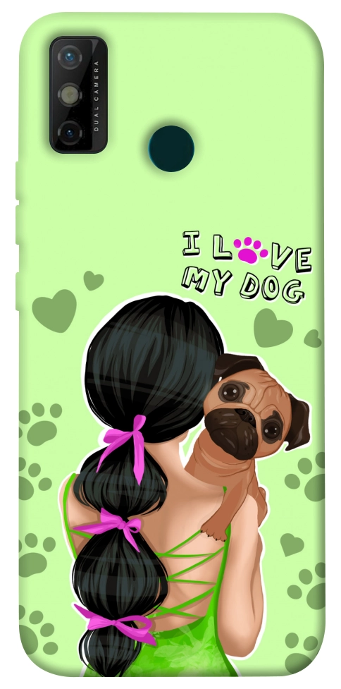 Чохол Love my dog для TECNO Spark 6 Go