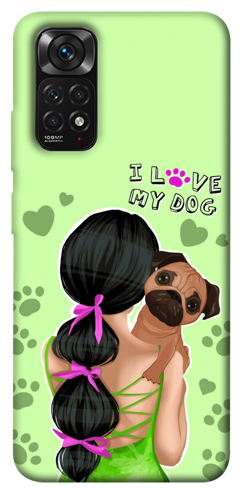 Чохол Love my dog для Xiaomi Redmi Note 11 (Global)