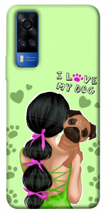 Чехол Love my dog для Vivo Y51a