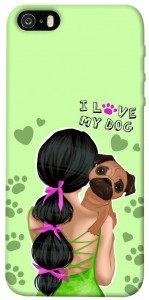 Чохол Love my dog для iPhone 5S