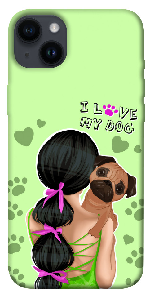 Чохол Love my dog для iPhone 14 Plus