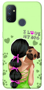 Чехол Love my dog для OnePlus Nord N100
