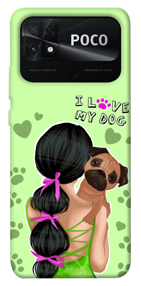 Чохол Love my dog для Xiaomi Poco C40