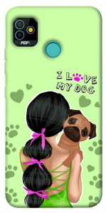 Чехол Love my dog для TECNO Pop 5