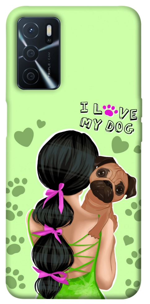 Чехол Love my dog для Oppo A54s