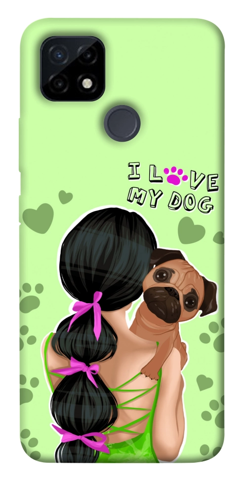 Чехол Love my dog для Realme C21Y