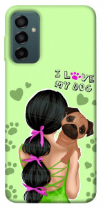 Чехол Love my dog для Galaxy M13 4G