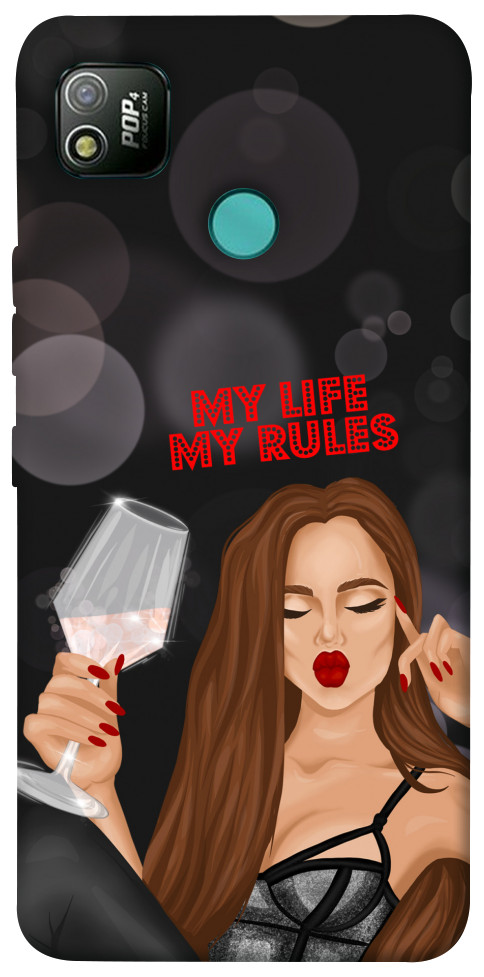 Чохол My life my rules для TECNO POP 4