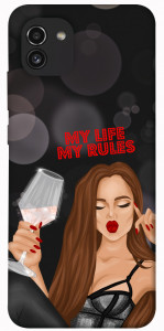 Чохол My life my rules для Galaxy A03