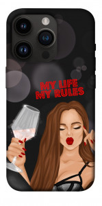 Чехол My life my rules для iPhone 14 Pro