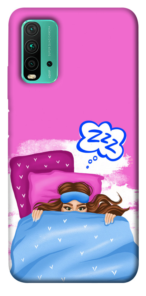Чохол Sleepу girl для Xiaomi Redmi Note 9 4G