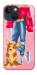 Чехол Girl and corgi для iPhone 13 mini