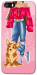 Чехол Girl and corgi для iPhone 5