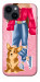 Чохол Girl and corgi для iPhone 14