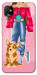 Чохол Girl and corgi для TECNO Pop 5