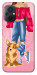 Чохол Girl and corgi для Xiaomi Poco M5