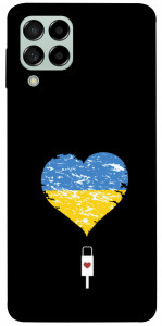 Чехол З Україною в серці для Galaxy M53