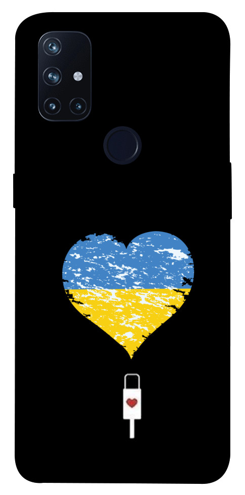 Чехол З Україною в серці для OnePlus Nord N10 5G