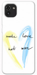 Чохол Make love not war для Galaxy A03