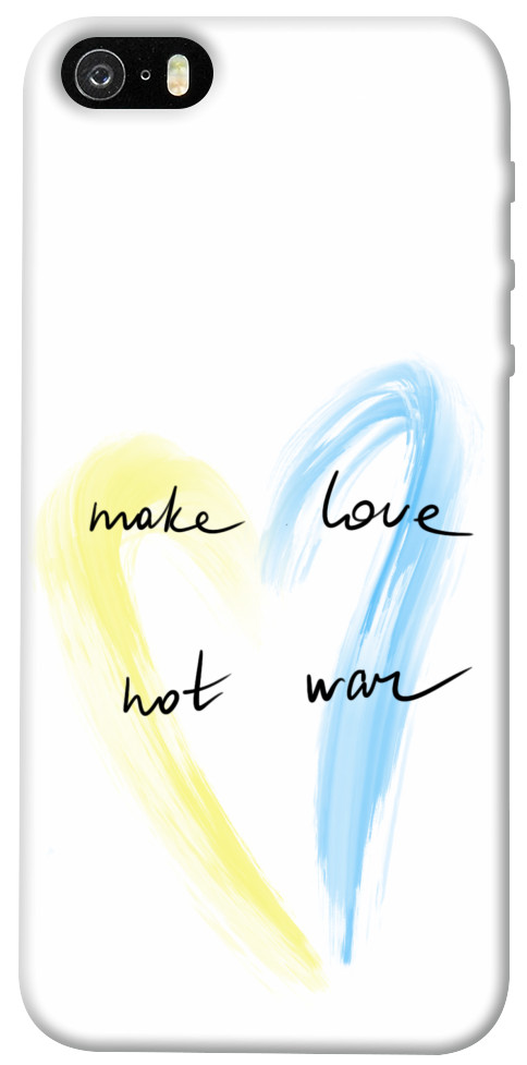 Чохол Make love not war для iPhone 5
