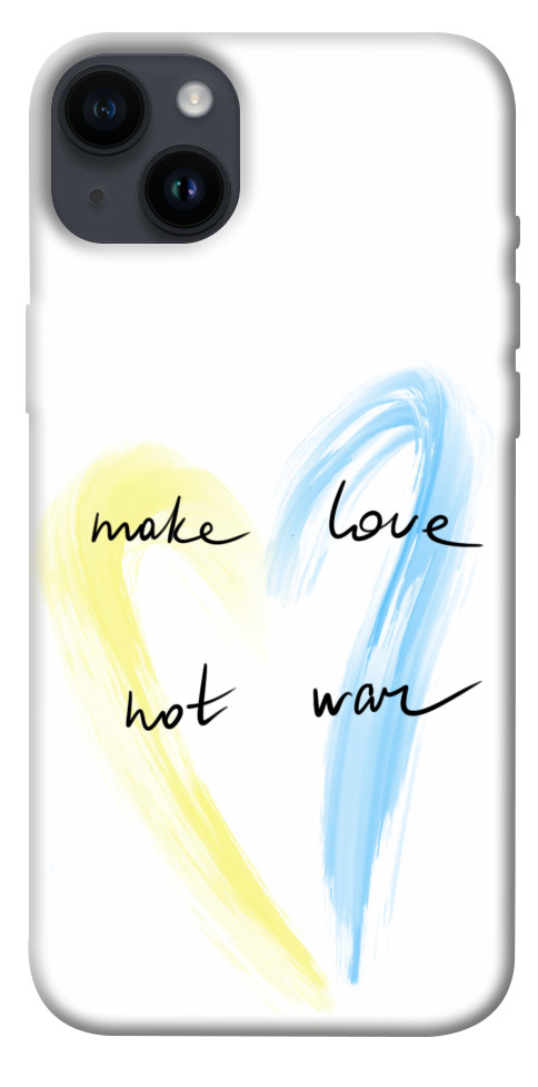 Чехол Make love not war для iPhone 14 Plus