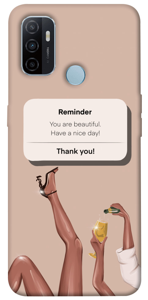 

Чохол Beautiful reminder для OPPO A32 1474839
