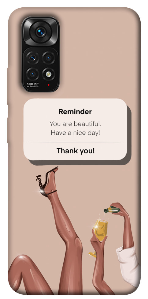 

Чохол Beautiful reminder для Xiaomi Redmi Note 11 (Global) 1474841