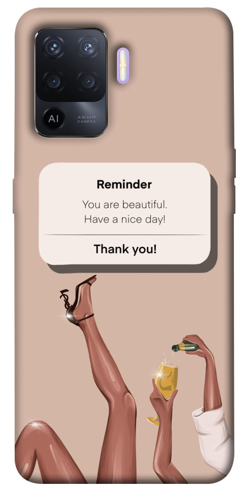 

Чехол Beautiful reminder для Oppo A94 1474844