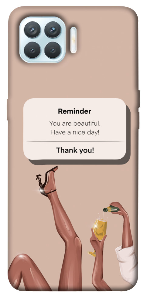 

Чохол Beautiful reminder для Oppo F17 Pro 1474845