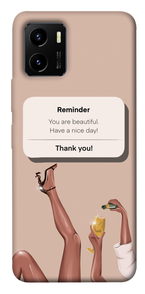 

Чохол Beautiful reminder для Vivo Y15s 1474847