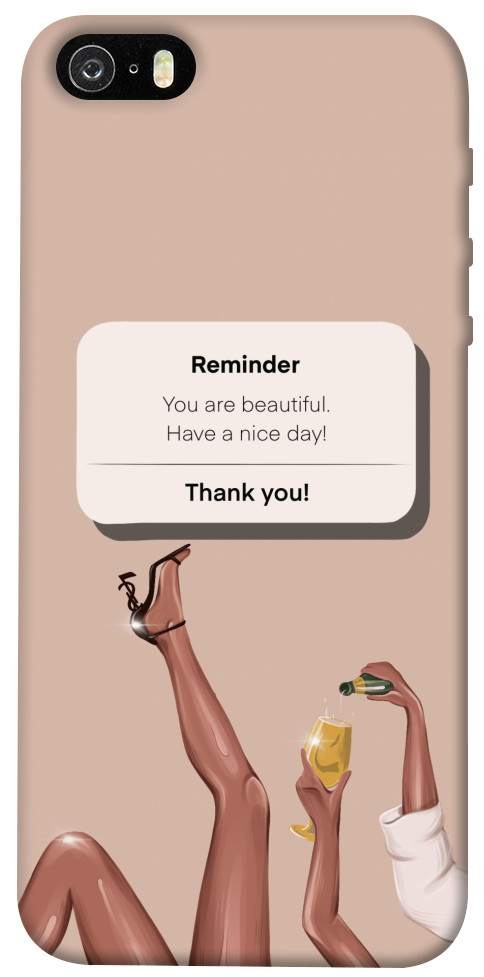 

Чехол Beautiful reminder для Apple iPhone 5S 1474848