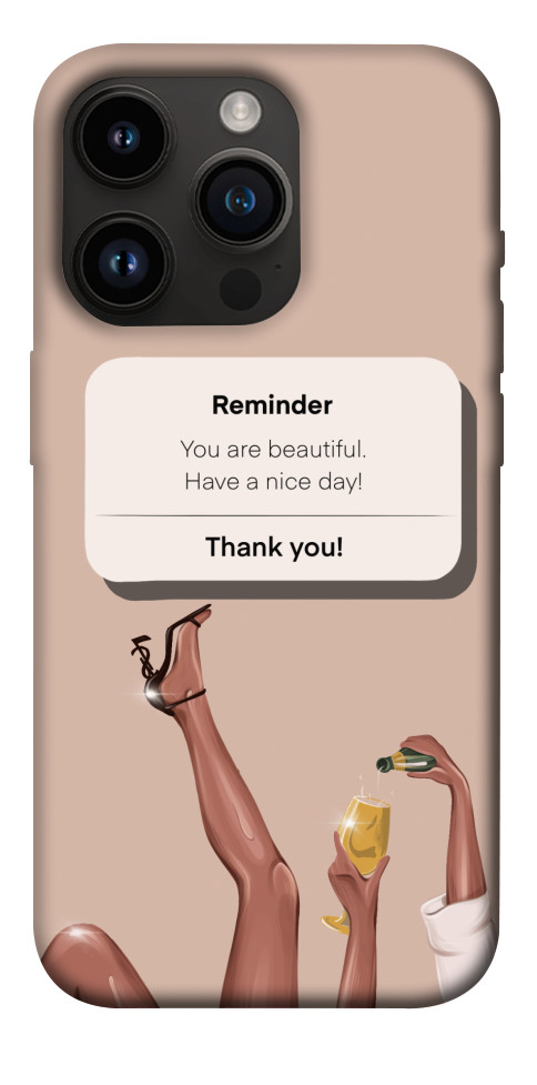 

Чехол Beautiful reminder для iPhone 14 Pro 1474860