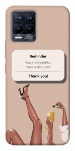Чехол Beautiful reminder для Realme 8