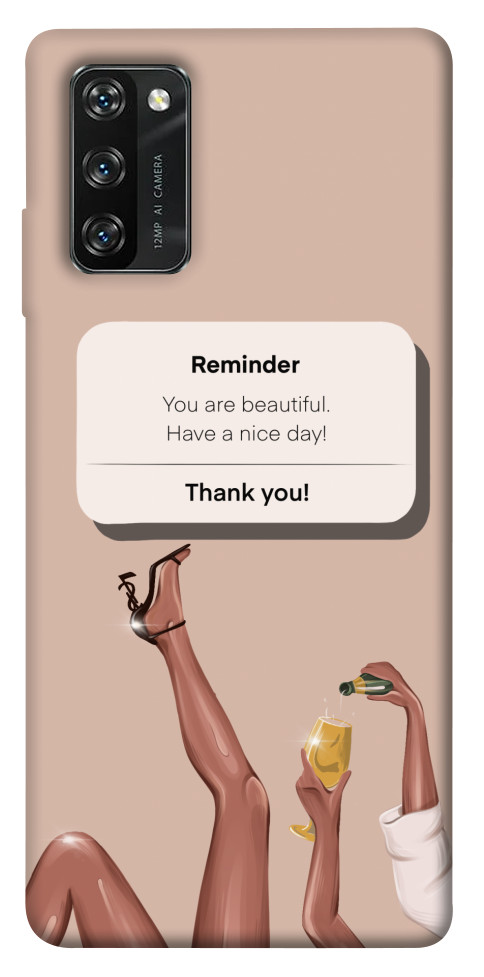 

Чехол Beautiful reminder для Blackview A100 1474880