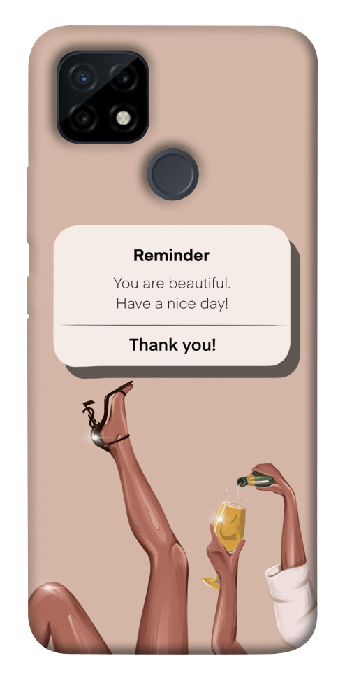 

Чехол Beautiful reminder для Realme C21Y 1474882