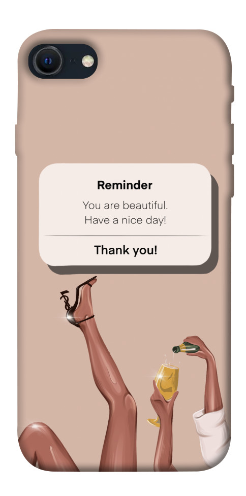 

Чехол Beautiful reminder для iPhone SE (2022) 1474886