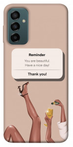 Чехол Beautiful reminder для Galaxy M23 5G
