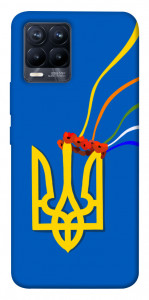 Чехол Квітучий герб для Realme 8