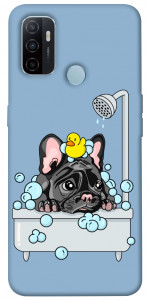 Чехол Dog in shower для Oppo A33 (2020)