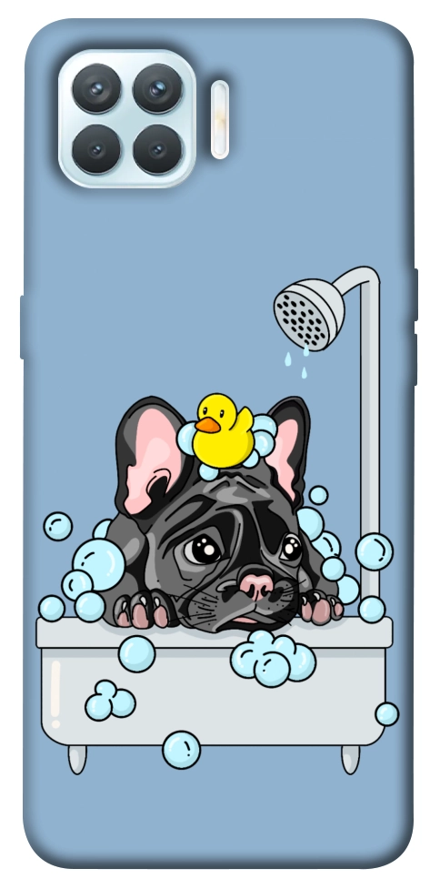 Чехол Dog in shower для Oppo F17 Pro