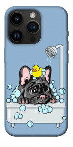 Чехол Dog in shower для iPhone 14 Pro