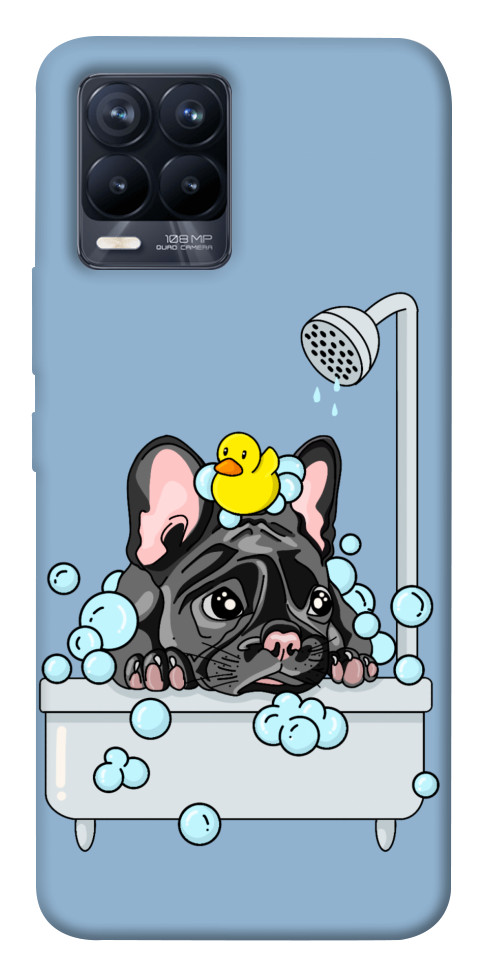 

Чехол Dog in shower для Realme 8 1476330