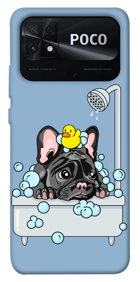 Чехол Dog in shower для Xiaomi Poco C40