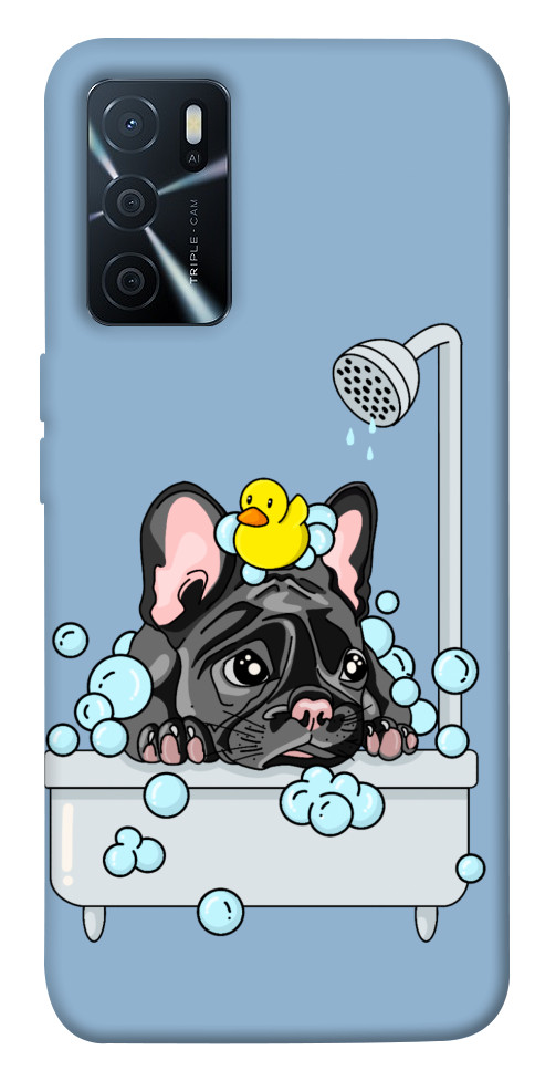 Чехол Dog in shower для Oppo A16