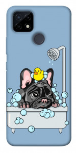 Чохол Dog in shower для Realme C21Y