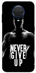 Чехол Never give up для Nokia G10