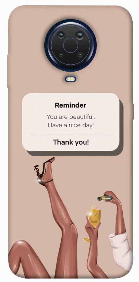 

Чохол Beautiful reminder для Nokia G20 1477785