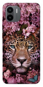 Чехол Леопард в цветах для Xiaomi Redmi A1