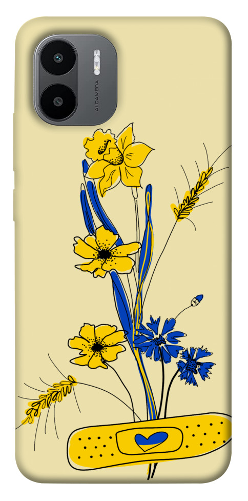 Чехол Українські квіточки для Xiaomi Redmi A1